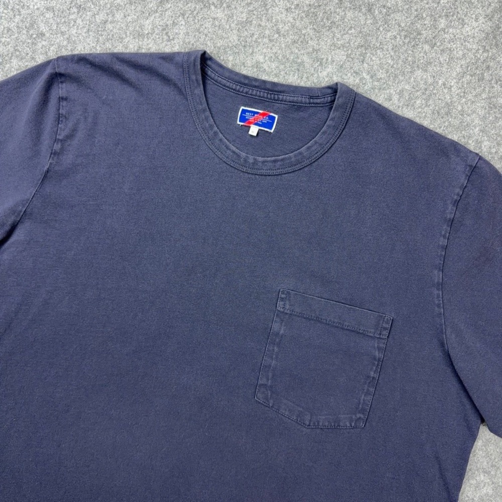 Best Made Co T Shirt Mens‎ XL Blue Short Sleeve Pocket Cotton Premium Minimalist